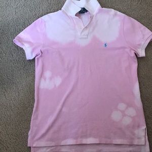 RALPH LAUREN-POLO TYE DYE short sleeve shirt.